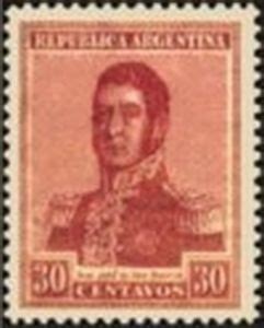 Stamp Jos Francisco De San Martin Argentina General San