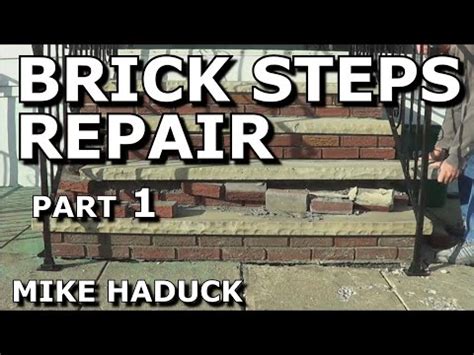 How To Repair Broken Brick Steps