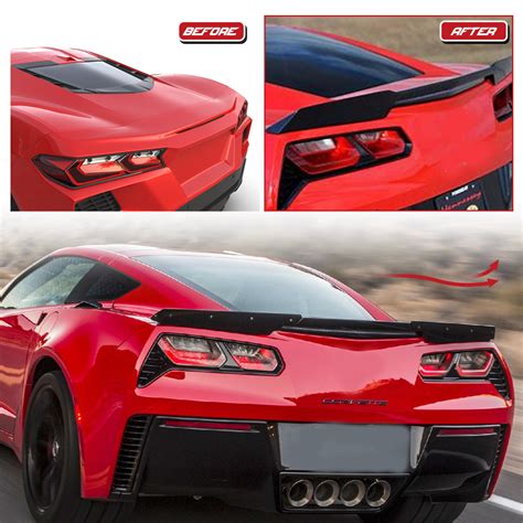 Z Stage Rear Trunk Lid Spoiler For Corvette C Carbon