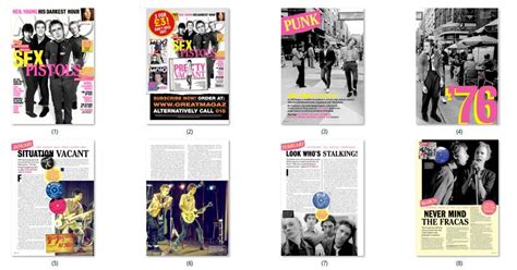 5 Magazines Sex Pistols English Punk Rock Band John Lydon Etsy