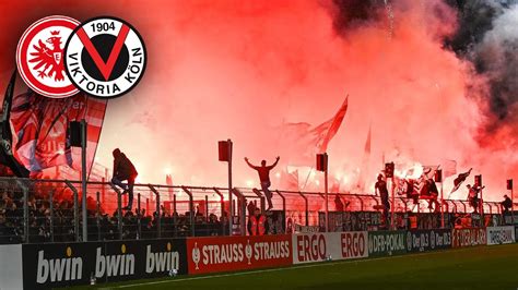 Viktoria K Ln Frankfurt Pyro Eintracht Frankfurt Fans In K Ln