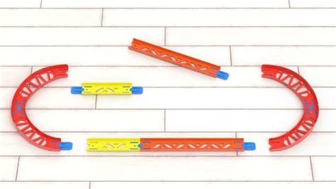 Snapklik Hot Wheels Track Builder Unlimited Playset Premium Curve Pack