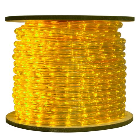 Yellow Led Commercial Bulk Rope Tube Light Reel