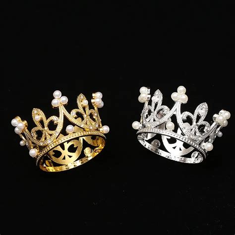 16 шт. 3D мини Корона Подвески, цинковый сплав, винтажное ожерелье ...