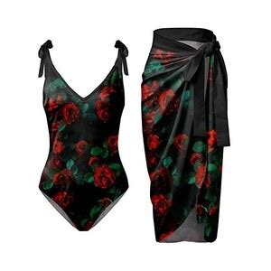 Yogalulu Costume Mare Patrol Bikini Rossi Costume Da Bagno Costumi X