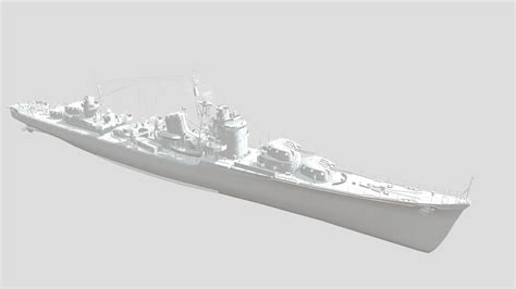 Kitakaze Ship D Model By Cangguprime Dddebf Sketchfab