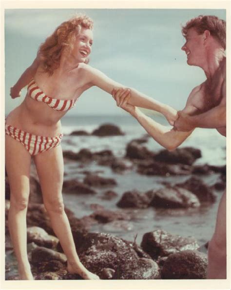 Iconic Moments Of Marilyn Monroe In Bikini And Swimsuit From Between The S And S
