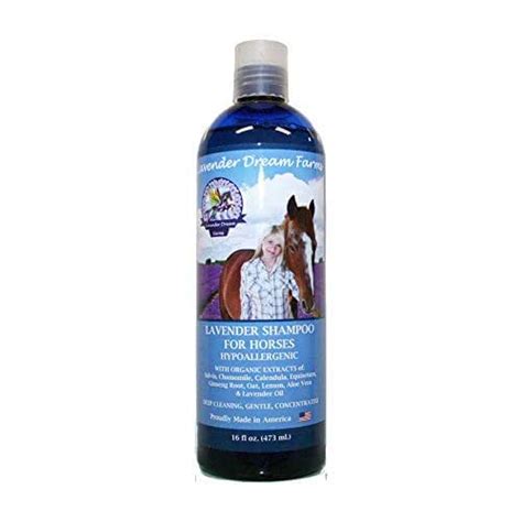 Lavender Shampoo For Horses With Pure Lavender Oil