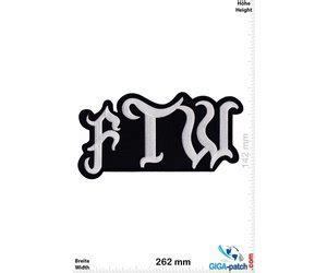 FTW Fuck The World Cm Patch Keychains Stickers Giga Patch Biggest Patch Shop