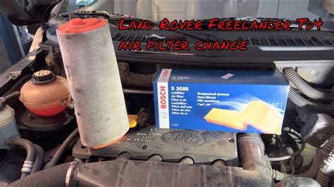 Land Rover Freelander TD4 Air Filter Change Land Rover Freelander