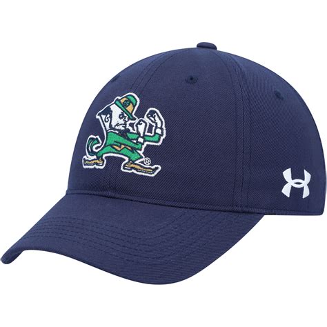Men's Under Armour Navy Notre Dame Fighting Irish Classic Adjustable Hat