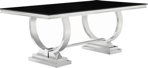 antoine chrome dining table homestockshop