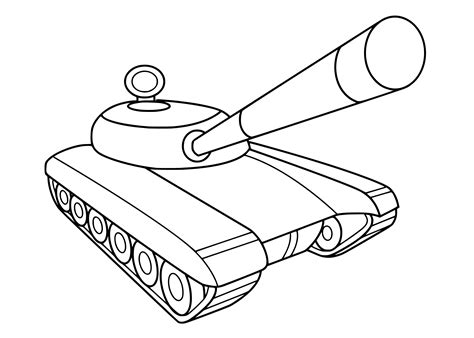 Танк картинки для детей раскраски