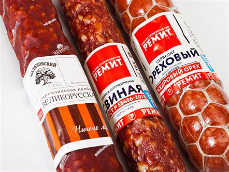 Этикетки на колбасу