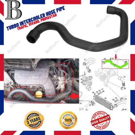 Intercooler Hose Pipe For Renault Trafic Opel Vauxhall Vivaro Dci