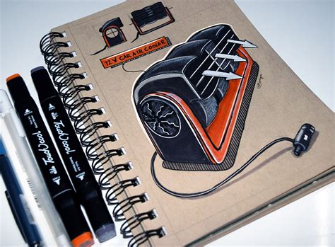 Marker Sketching - (Vol - 2) 2017 on Behance