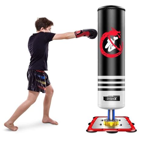 Dripex Sac De Frappe Enfant Autoportant 120 Cm Sac De Boxe Sur Pied