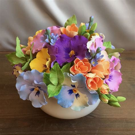 Букет Из Анютиных Глазок - HD фотoграфии