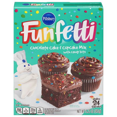 Save On Pillsbury Funfetti Cake And Cupcake Mix Chocolate With Candy Bits Order Online Delivery