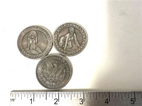 Lot Lot Of Novelty Hobo Coins US Dollar Size Nude Art Sizzlin Deals LLC