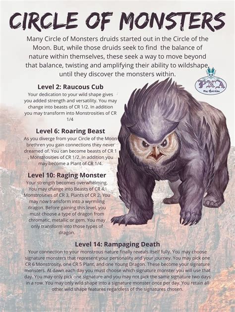 Pin by hellhound3448 on Exotic Companion Critters | Dnd druid, Wild ...