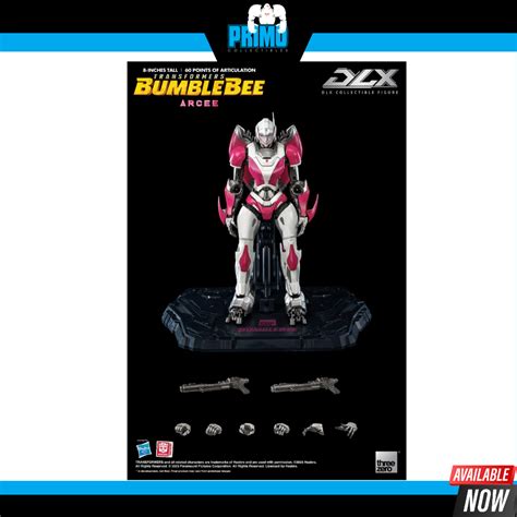 Threezero Transformers Bumblebee Dlx Arcee Ready Stock Shopee