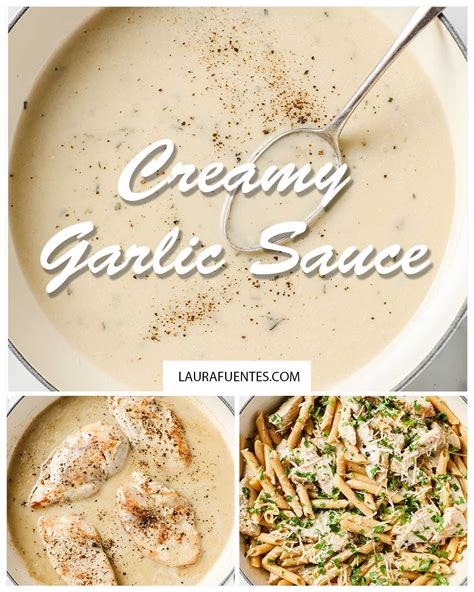 Creamy Lemon Garlic Sauce For Pasta Or Chicken Laura Fuentes