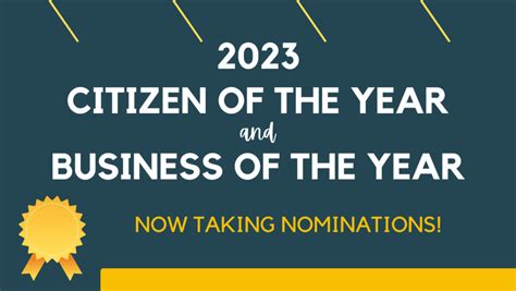 Gardner Chamber Now Accepting Nominations For Citizen Of The Year And