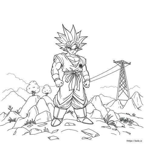 Foto Do Goku Desenho - Desenhos Do Goku Para Colorir
