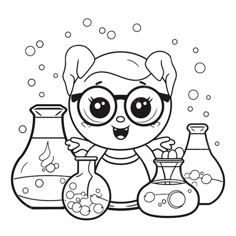 Desenhos De Quimica Para Colorir - 7