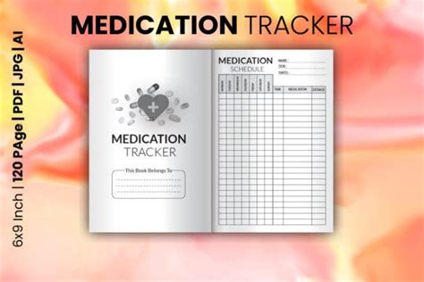 Medication Tracker Kdp Interiors Graphic By Belrana · Creative Fabrica