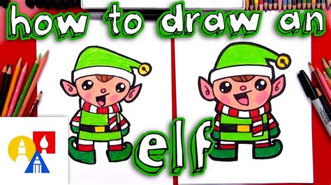 Art Hub For Kids How To Draw An Elf On The Shelf - • 3,6 млн просмотров ...