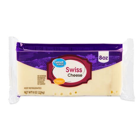 Great Value Swiss Cheese Block