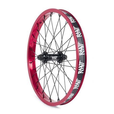 Front Bmx Wheel 18 Rant Party On V2 Red Bros Bike Store