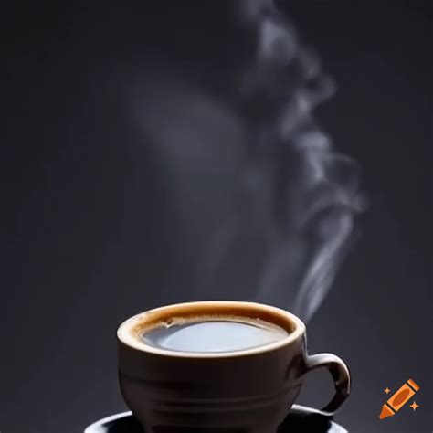 Steaming Hot Coffee Cup