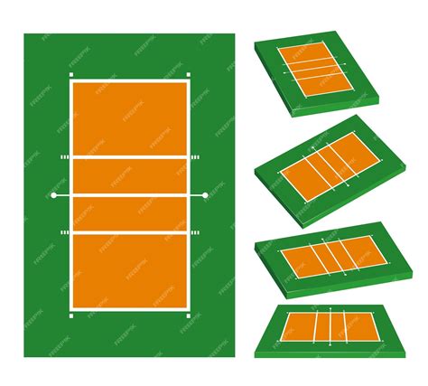 Cancha De Voley Con Sus Medidas Y Lineas 4