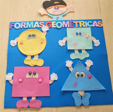 Cartaz Formas Geom Tricas No Elo Nah Artes Em Eva Bfd