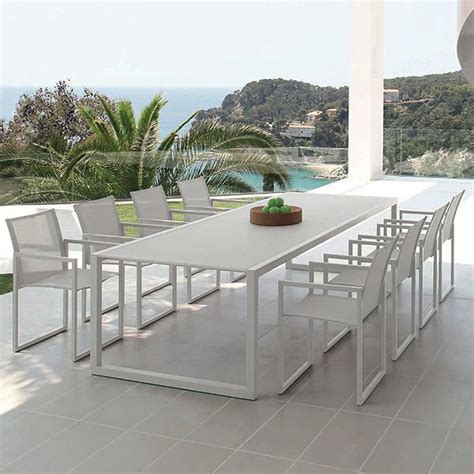 Royal Botania Ninix Ceramic Outdoor Dining Table Modern