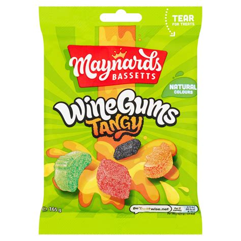 Maynards Bassetts Wine Gums Tangy 165g Sweets Iceland Foods