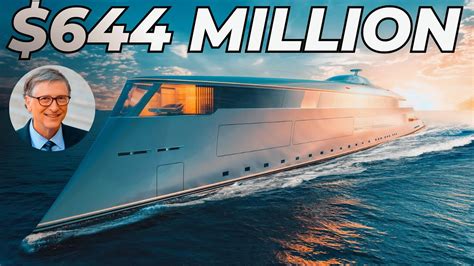 Bill Gates 644 Million Hydrogen Powered Superyacht Youtube