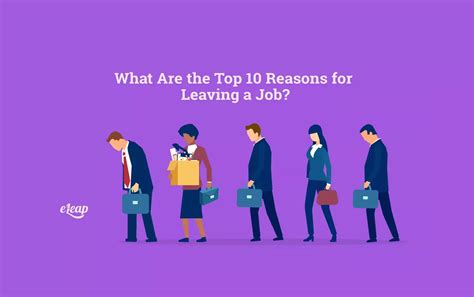 What Are the Top 10 Reasons for Leaving a Job? - eLeaP®