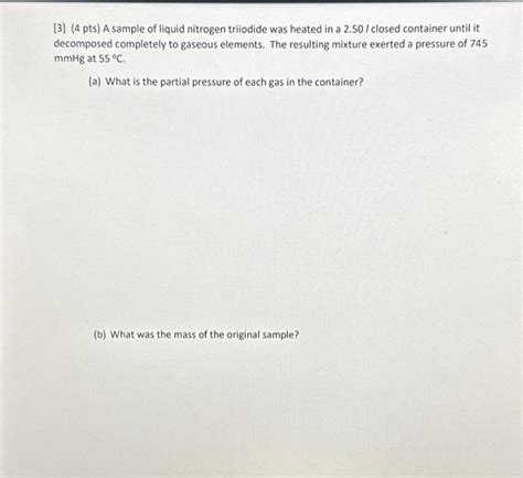 Solved 1 3 Pts How Many Liters Of CO2 G Measured At Chegg