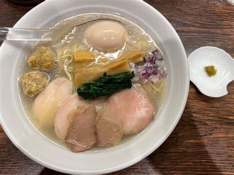 『特製貝だし塩そば』貝出汁 中華そば 竹祥のレビュー ラーメンデータベース