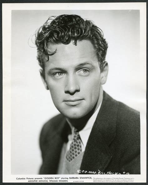 william bill holden young handsome original  portrait photo golden