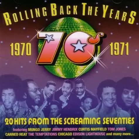 ROLLING BACK THE Years 70s 1970 1971 Various Artists CD Top