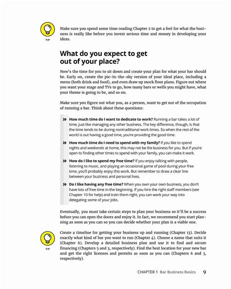 Running A Bar For Dummies