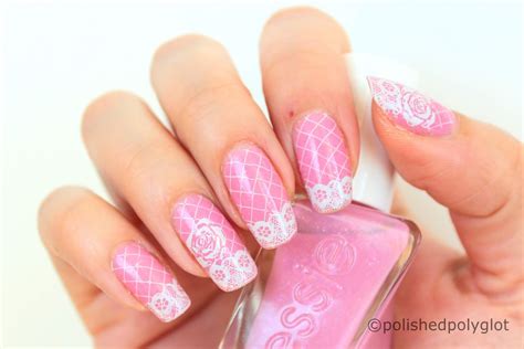 Wedding Pink Nail Art Designs