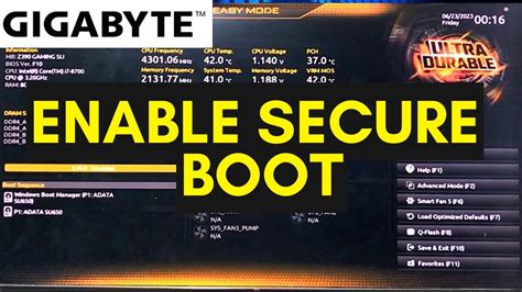 Gigabyte Secure Boot Enable Hot Sex Picture