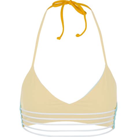 Basta Zunzal Solid Reversible Bungee Bralette Bikini Top Women S Clothing