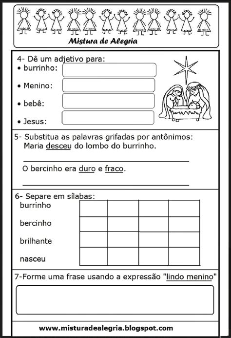 Avaliação De Portugues 1 Ano 4 Bimestre Para Imprimir - AVALIAÇÃO DE PORTUGUÊS 1º ANO, 4º BIMESTRE, TEMA NATAL, IMPRIMIR ...